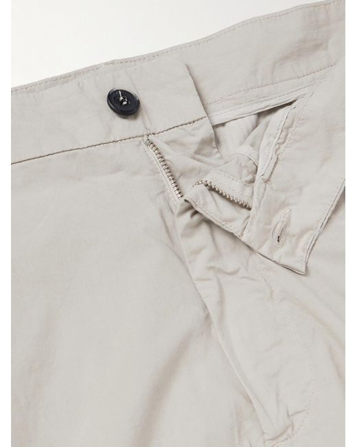 Barena White Canasta Tapered Cotton-blend Trousers for men