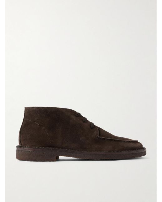 Drake's Brown Crosby Suede Chukka Boots for men