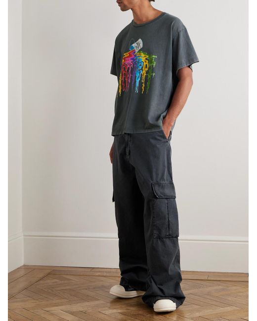 GALLERY DEPT. Gray Supply Printed Cotton-Jersey T-Shirt for men