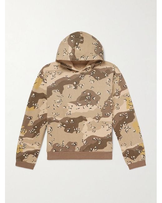 Kapital Natural Peckish Choco-Chip Printed Cotton Hoodie for men