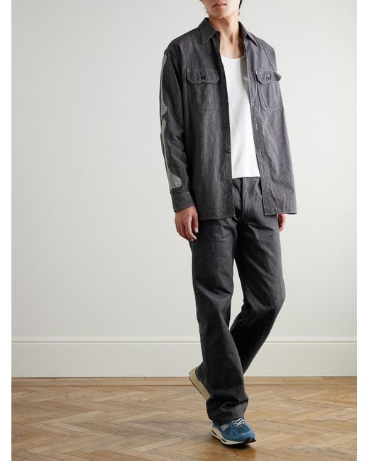 Kapital Gray Monkey Straight-leg Jeans for men