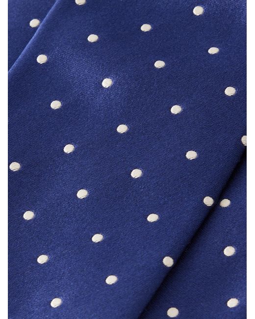 Tom Ford Blue 8Cm Polka Dot Silk Tie for men