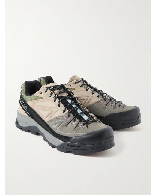 Salomon Gray X-alp Ltr Mesh And Suede Sneakers for men