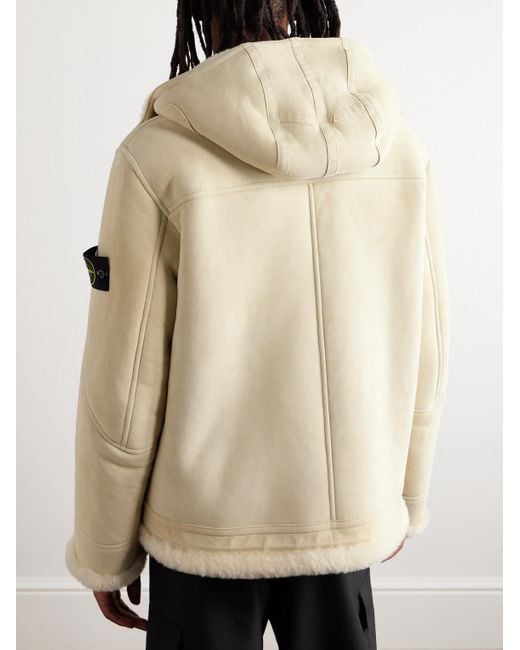 Stone island shearling sales