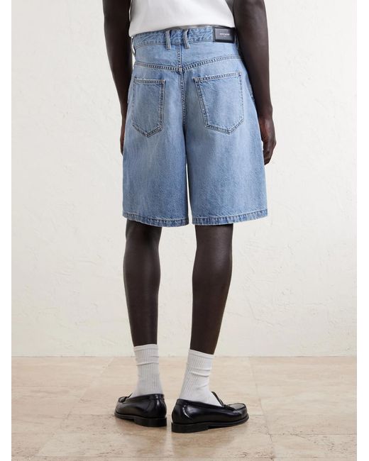 Givenchy Blue Straight-Leg Denim Shorts for men