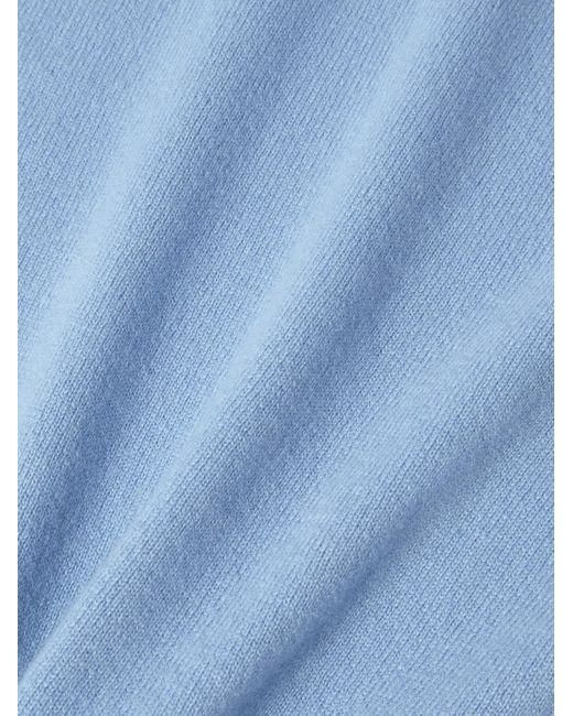 Zegna Blue Oasi Cashmere Sweater for men