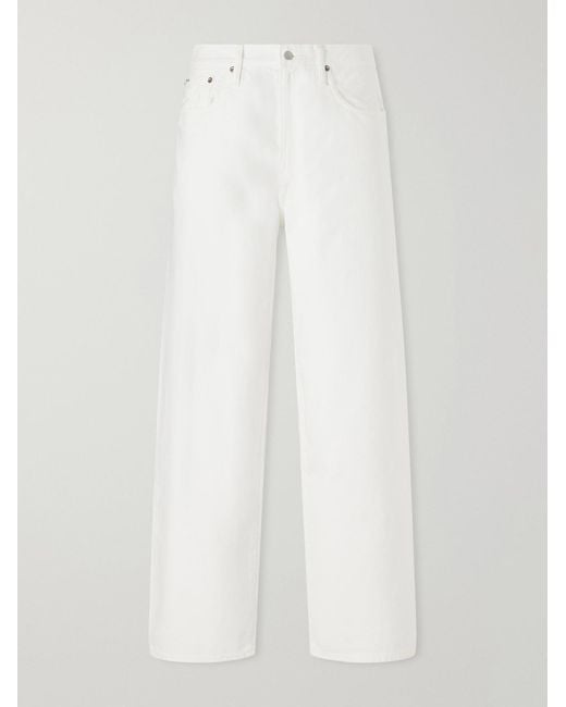 Polo Ralph Lauren White The Rivington Relaxed Straight-Leg Jeans for men