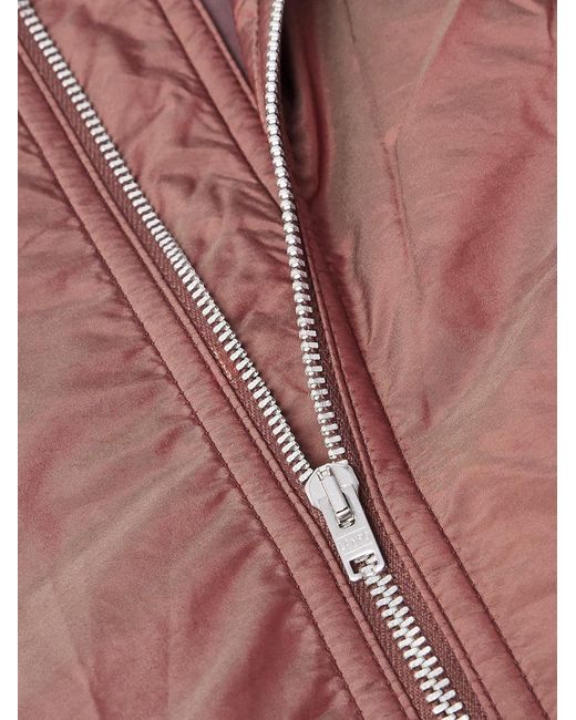 Our Legacy Red Slight Iridescent Shell Jacket for men