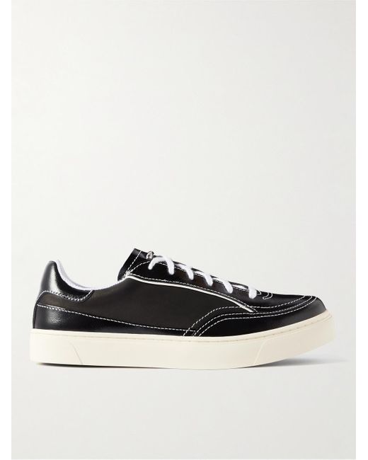 Our Legacy Black Skimmer Leather Sneakers for men