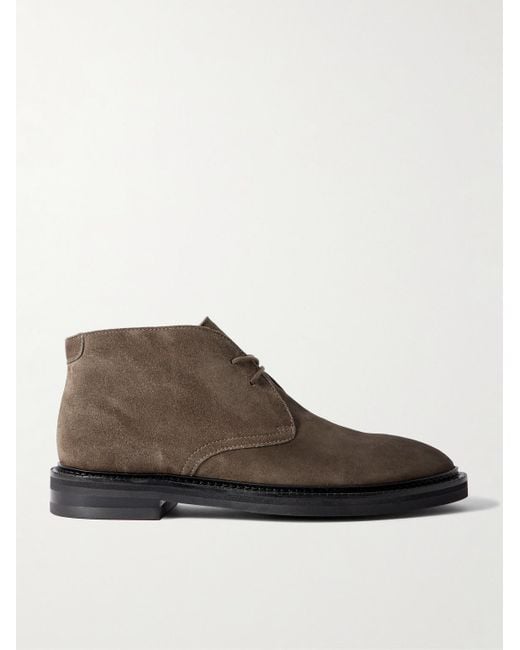 Mr P. Brown Lucien Suede Chukka Boots for men
