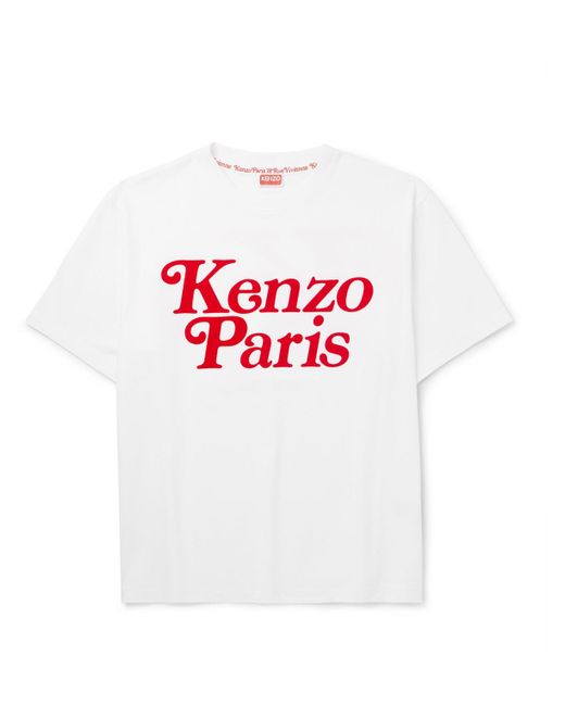 KENZO White X Verdy Oversized T-Shirt for men