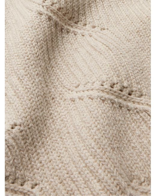 Loro Piana Natural Cashmere Rollneck Sweater for men