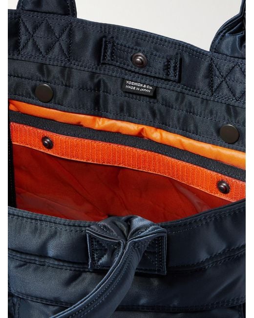 Porter-Yoshida and Co Blue Tanker Nylon-Twill Tote Bag for men
