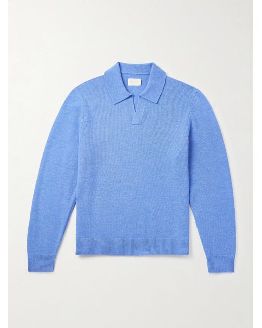 Pull Aime Leon Dore Seatown Molyvos - Bleu - Taille M - Tricoté Coton - Neuf Sans étiquettes