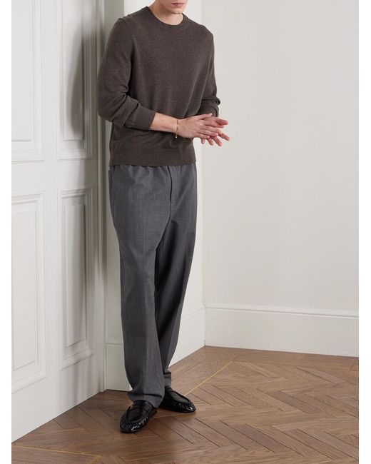 Nili Lotan Gray Julius Cashmere Sweater for men