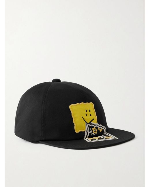Kapital Black Chino Logo-embroidered Twill Baseball Cap