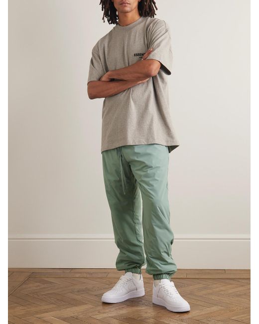 Fear of God ESSENTIALS Tapered Logo appliqu d Padded Stretch shell