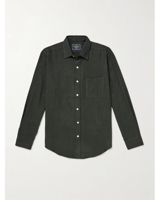 Portuguese Flannel Gray Teca Cotton Shirt for men