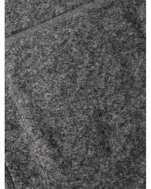 Hartford Gray Jock Wool-Blend Bouclé Bomber Jacket for men