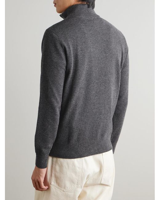 Mr P. Gray James Cashmere Half-zip Sweater for men