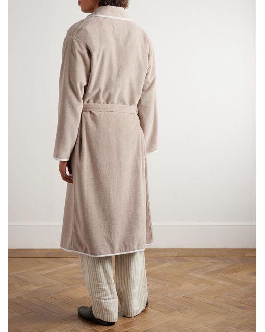 Brunello Cucinelli Natural Cotton-Terry Bathrobe for men