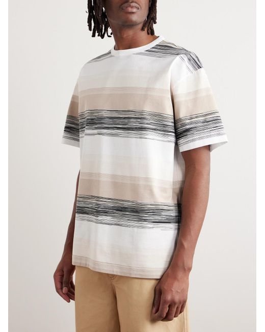 Missoni Natural Space-dyed Cotton-jersey T-shirt for men