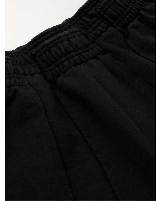 Vetements Weit geschnittene Jogginghose aus Jersey aus einer Baumwollmischung in Black für Herren