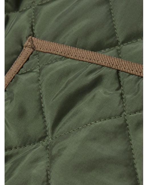 RRL Green Cooper Quilted Shell Gilet for men