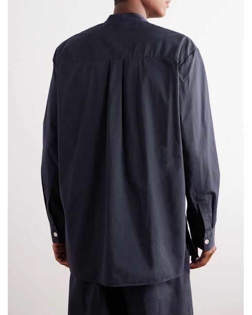 Tekla Blue Birkenstock Organic Cotton-poplin Pyjama Shirt for men