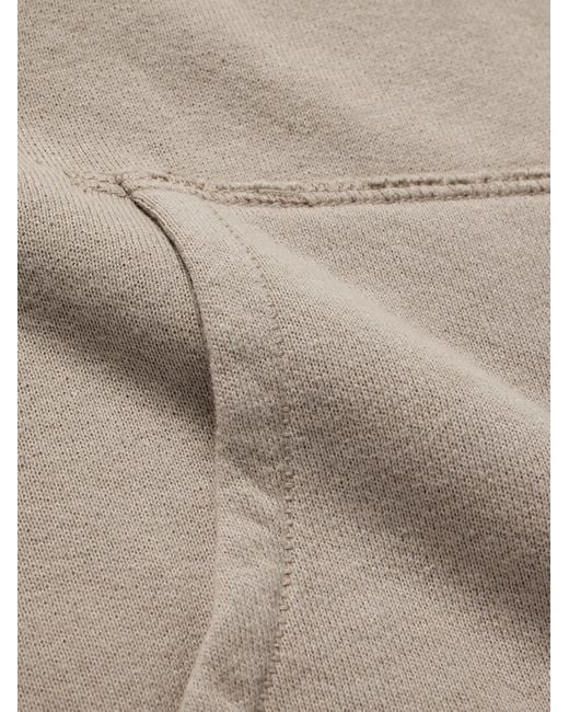 John Elliott Gray Vintage Cotton-blend Jersey Hoodie for men