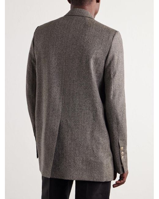 Rick Owens Gray Concordian Wool Blazer for men