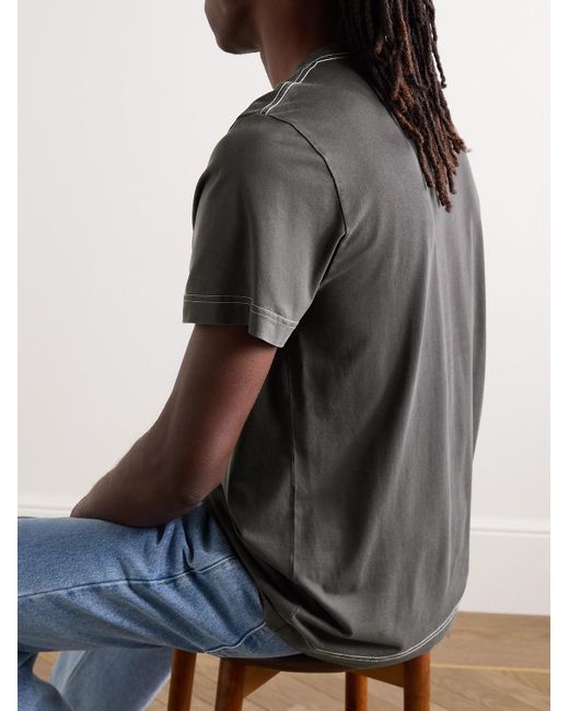 CDLP Black Lyocell And Pima Cotton-Blend Jersey T-Shirt for men