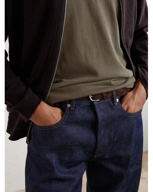 A.P.C. Blue Rescue Straight-leg Selvedge Jeans for men