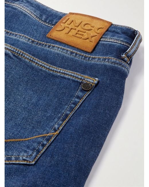 Jeans a gamba dritta di Incotex in Blue da Uomo