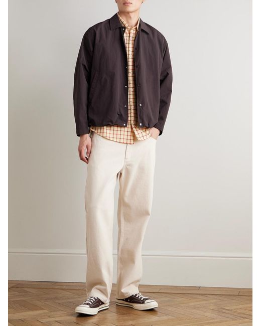 NN07 Natural Quinsy 50069 Checked Cotton Shirt for men
