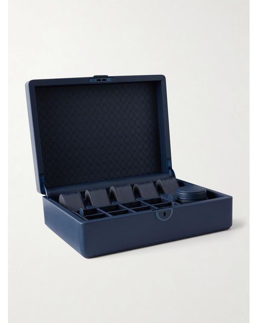 Wolf Blue Earth 5 Piece Watch Box for men