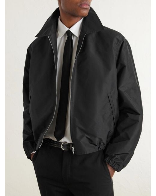 Jil Sander Black Shell Blouson Jacket for men