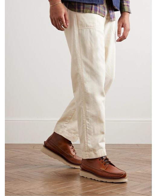 Yuketen Brown Maine Guide Leather Boots for men