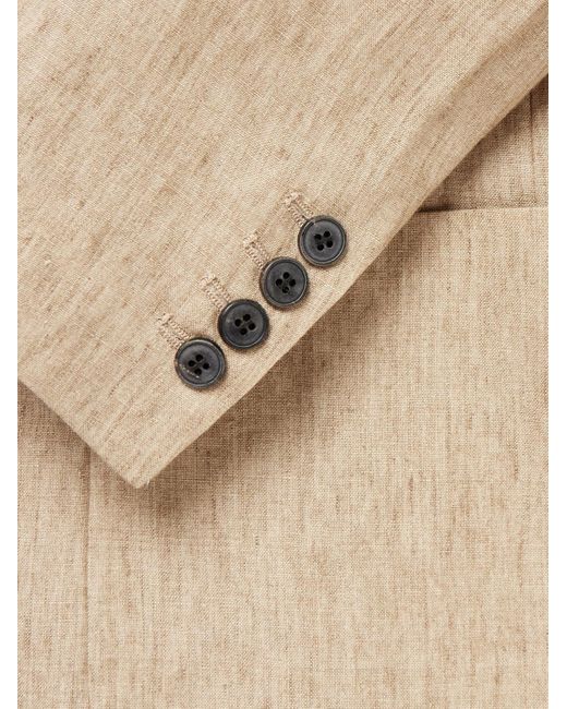 Sunspel Natural Linen Suit Jacket for men
