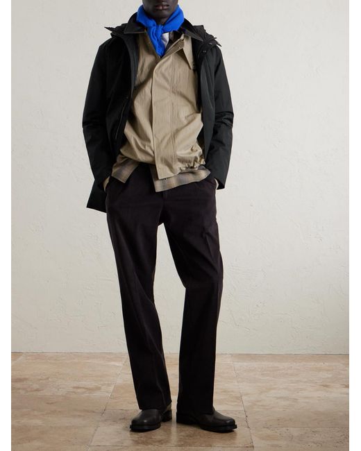 NN07 Black Blake 8240 Padded Recycled-Twill Parka for men