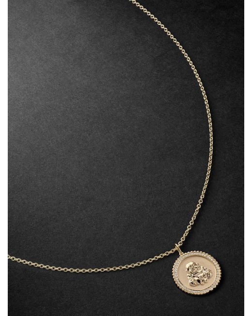 Sydney Evan Black Diamond Pendant Necklace for men