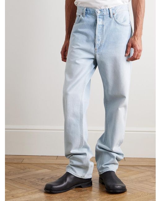 Agolde Blue 90's Straight-Leg Jeans for men