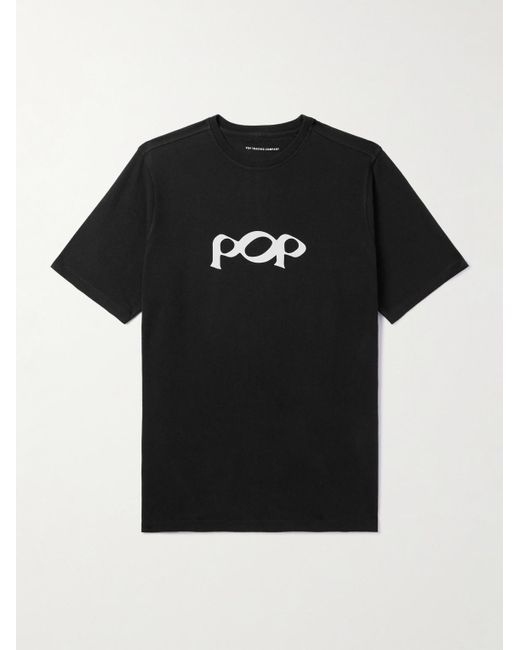 Pop Trading Co. Black Bob Logo-print Cotton-jersey T-shirt for men