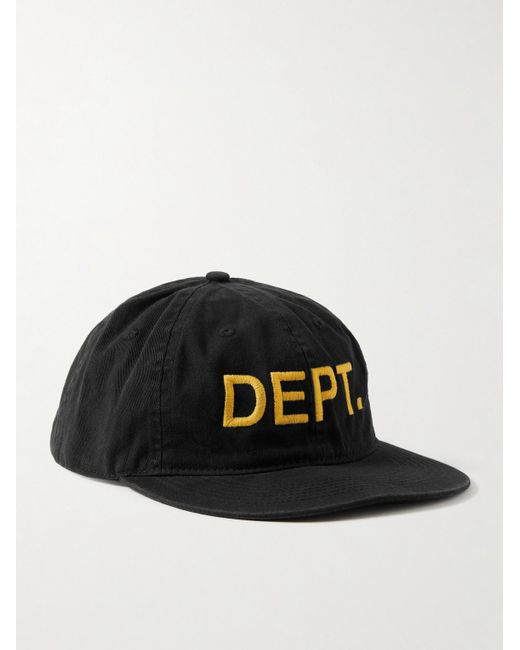 GALLERY DEPT. Baseballkappe aus Baumwoll-Twill mit Logostickerei in Black für Herren