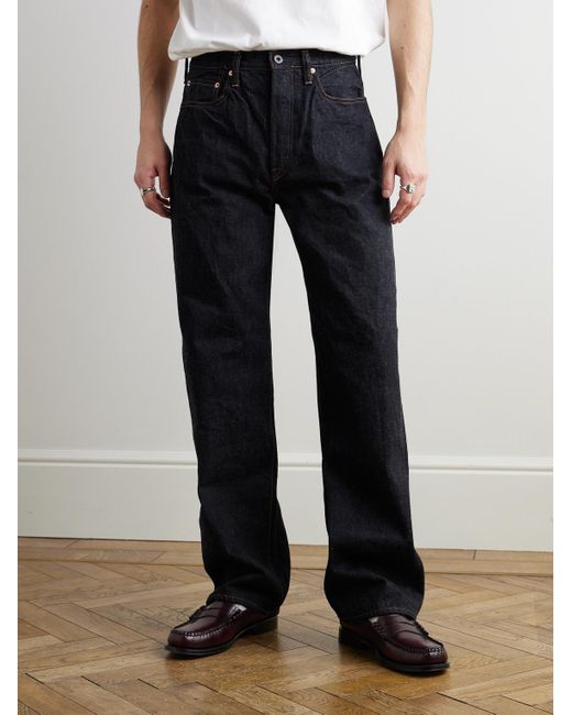 Kapital Blue Straight-Leg Jeans for men