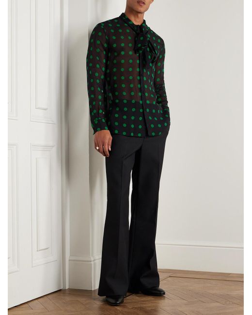 green polka dot dress shirt Lefon jumper dress – Htrendz main image 1
