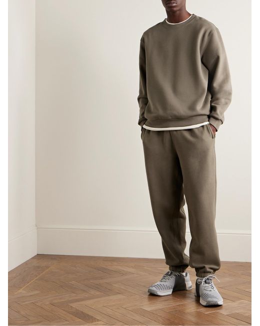 lululemon athletica Gray Steady State Cotton-blend Jersey Sweatshirt for men