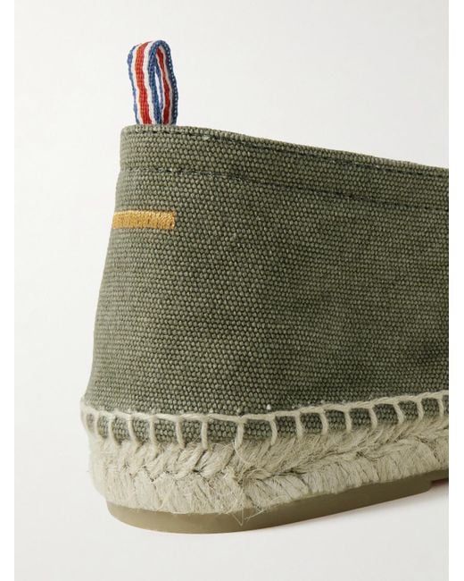 Castaner Green Pablo Canvas Espadrilles for men