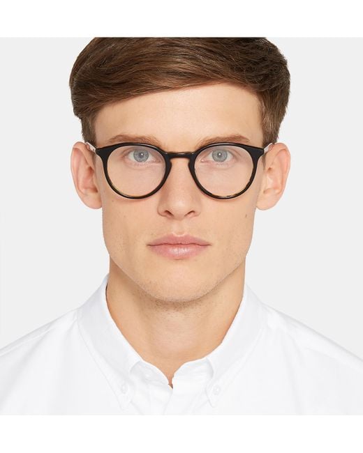 Barton Perreira Princeton Round-frame Tortoiseshell Acetate Optical Glasses  in Brown for Men | Lyst Canada