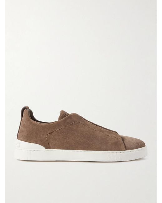 Zegna Brown Sneakers for men